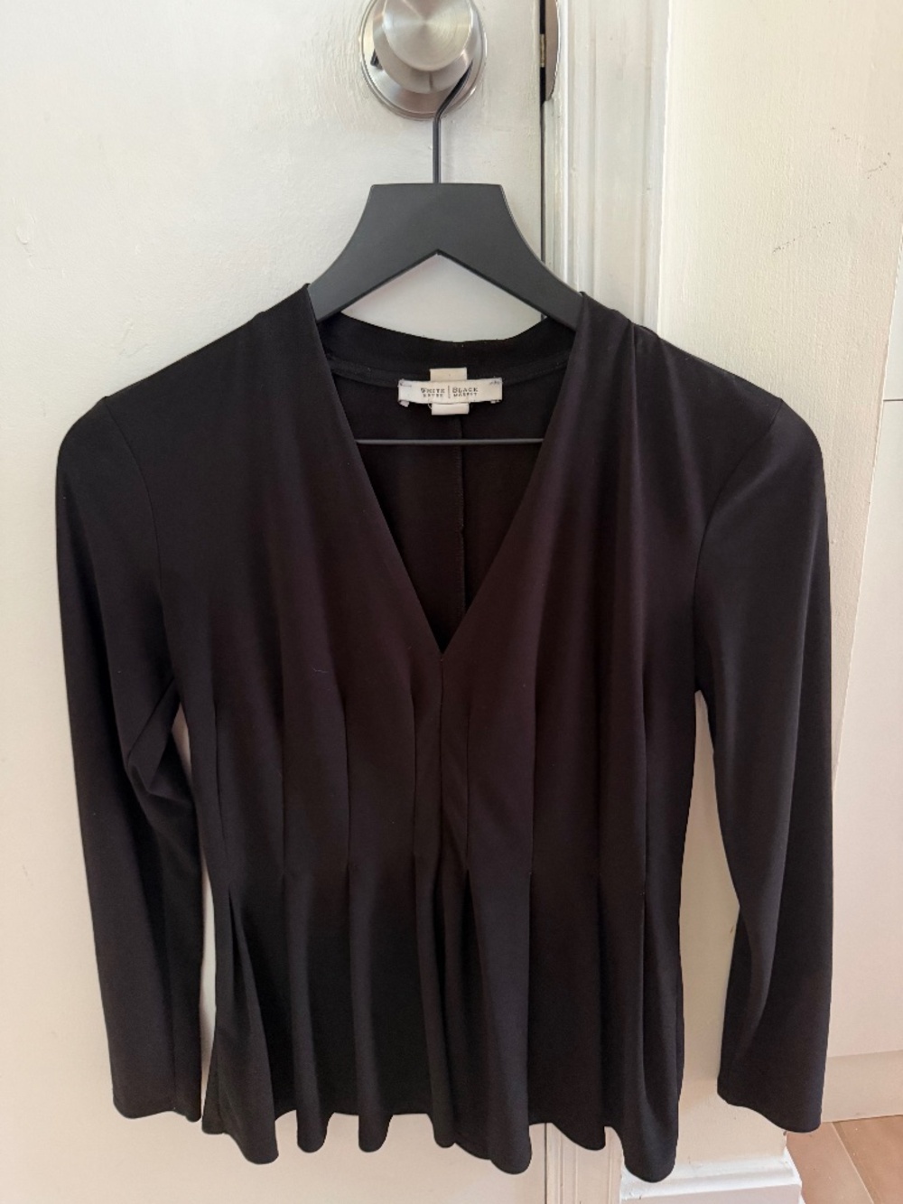 White House Black Market Peplum Top - Size XS